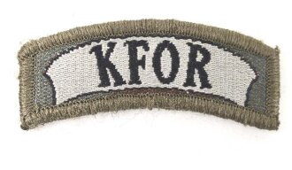 Bundeswehr, Schriftzug "KFOR" Kosovo Force