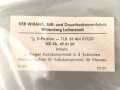 DDR, VEB Wikana 1 Packung 6 Riegel Kekskomprimat, ungeöffnet