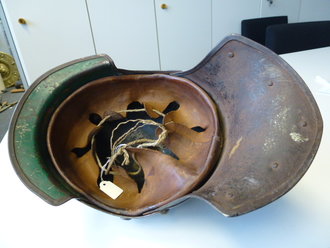 Preußen, feldgrauer Helm für Mannschaften  Jäger zu Pferde, 1916 datiert