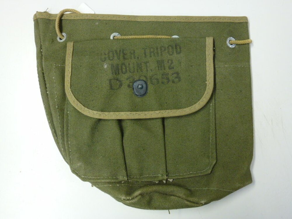 US Army WWII, Cover, Tripod, Mount M2 ( Browning )Od - Khaki Rim, 40,