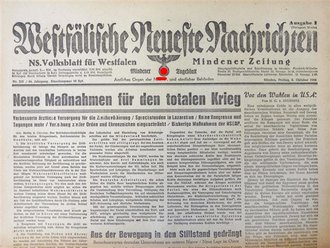 Mindener Zeitung vom 6.10.44