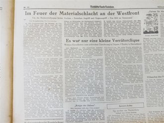 Mindener Zeitung vom 25.10.44, guter Zustand, Interessantes Stück Zeitgeschichte