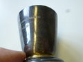 Luftwaffe, Erinnerungsbecher in 925 Silber " Dem scheidenden Kameraden die II./ KG Boelke, März 1937", Höhe 58mm