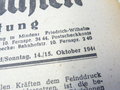 Mindener Zeitung vom 14./15.10.44, Interessantes Stück Zeitgeschichte