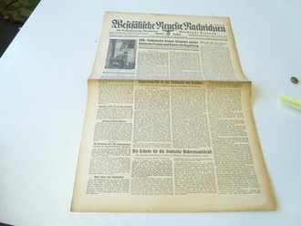 Mindener Zeitung vom 13.10.44, Interessantes Stück Zeitgeschichte