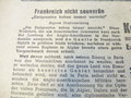 Mindener Zeitung vom 12.10.44, Interessantes Stück Zeitgeschichte