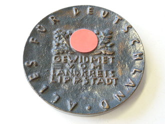 Medaille " Alles für Deutschland " Gewidmet vom Landkreis Lippstadt. Durchmesser 74mm