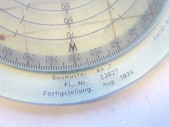 Luftwaffe Kurskoppler KK7 datiert 1939. Sehr seltenes Stück