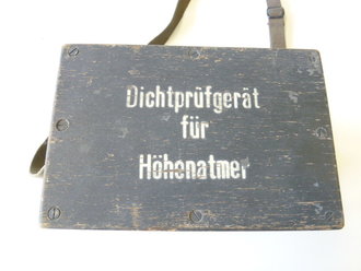 Luftwaffe, Dichtprüfgerät für Höhenatmer, guter Zustand, selten