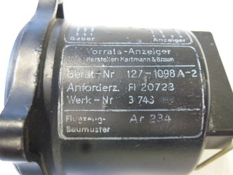 Luftwaffe Vorrats-Anzeiger FL20723 für AR234