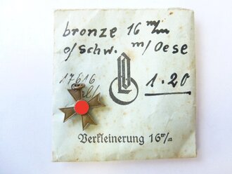 Kriegsverdienstkreuz 2.Klasse 1939, Ausführung 16mm...