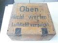 Transportkasten für Zünder der Wehrmacht, wohl für AZ23 oder ZZ30St. Selten mit beiden Einsätzen