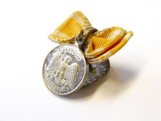 Knopflochminiatur Preussen Freistaat, Medaille für Rettung aus Gefahr 16mm