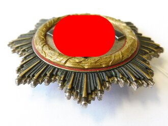 Deutsches Kreuz in gold, leichtes Stück von Zimmermann Pforzheim, der Gegenhaken vermutlich zeitgenössisch repariert