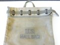 U.S. WWII Mail Bag, Khaki with OD rim, Breite 38 cm, Länge 64 cm