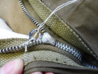 U.S. WWII ? Bag, sleeping Arctic or Mountain. Talor Zipper works fine, looks like British canvas was used