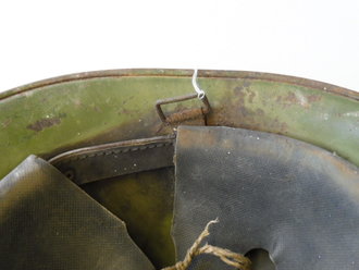 Niederlande Stahlhelm M16 D. Produziert ab 1928 mit einer Stückzahl um 20000, ungereinigter Speicherfund