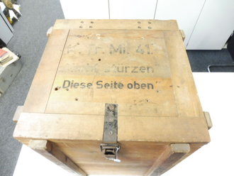 Packkasten Kugeltreibmine 41 datiert 1944. Sehr guter Zustand, selten