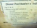 Packkasten Kugeltreibmine 41 datiert 1944. Sehr guter Zustand, selten