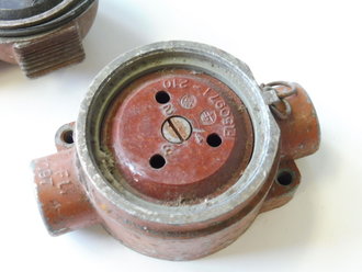 Luftwaffe, Steckdose mit Stecker FL 50971-210 / 50971-22 ( Für die Waffenanlage, Bombenzündung )