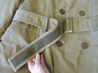 U.S. Army Mackinaw Coat ( so called Jeep Coat) datiert 1942. Used, good condition Schulterbreite 45 cm, Armlänge 63 cm, Von Achsel zu Achsel gemessen 60 cm