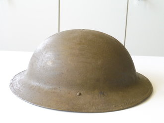 U.S. WWI, M1917 steel helmet, complete with liner and chin strap