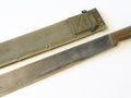 U.S. Machete, M-1942, canvas scabbard, 1945 dated