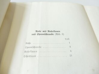 D315/2 " Vorläufige Beschreibung Leichte Feldhaubitze 18 für Bespannung und Kraftzug" Band 2: Abbildungen von 1936