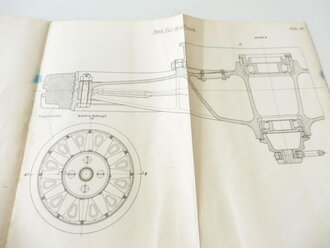 D315/2 " Vorläufige Beschreibung Leichte Feldhaubitze 18 für Bespannung und Kraftzug" Band 2: Abbildungen von 1936