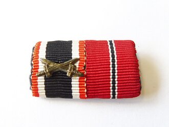 Bandspange Kriegsverdienstkreuz 2.Klasse m.S. / Medaille...