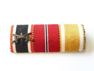 Bandspange Kriegsverdienstkreuz 2.Klasse m.S. / Medaille...