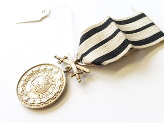 Hohenzollern, silberne Verdienstmedaille mit Schwertern