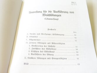 REPRODUKTION, L.Dv.703/1d Luftnachrichtentruppe Bau und Einrichtung Truppenmäßige Nachrichtenanlagen "Der Erdkabelbau", Ausgabe 1940, A5, 63 Seiten