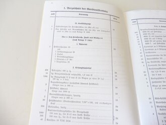 REPRODUKTION, D705 Beladeplan für einen Lastkraftwagen für Fernsprechbau, datiert 1939/41, A5, 35 Seiten