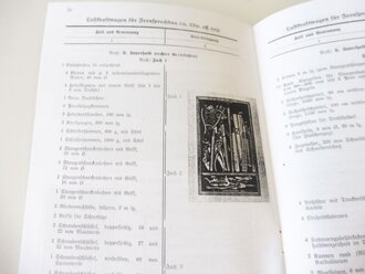 REPRODUKTION, D705 Beladeplan für einen Lastkraftwagen für Fernsprechbau, datiert 1939/41, A5, 35 Seiten