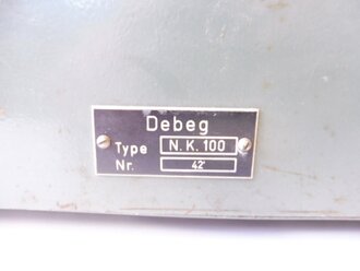 Kriegsmarine Gleichrichter / Netzteil Debeg Type N.K. 100...