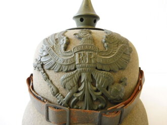 Preussen, Pickelhaube für Mannschaften aus Filz....