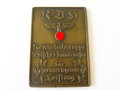 Reichsfachgruppe Deutsches Hundewesen, Plakette für hervorragende Leistung in beschädigtem Etui