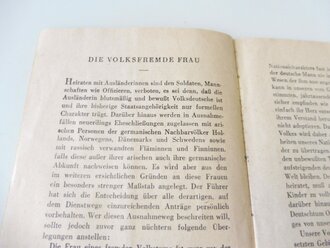 Der Deutsche Soldat und die Frau aus fremdem Vokstum, A6, 32 Seiten, datiert 1943