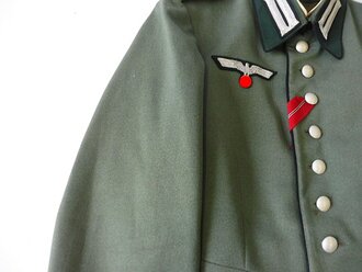 Pionier, Waffenrock für Mannschaften im Pionier Regiment 49. Getragenes Stück in gutem Zustand, kam genau so aus einem Haushalt