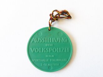 DDR Volkspolizei, Plakette "Ausstellung der...