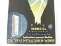 Werbeblatt der deutschen Metalltüren-Werke "Schutzraumtür", A4