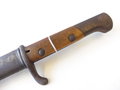 Seitengewehr M1914 (Griechisches Messer) Simson & Co. Suhl für Gewehr 98. Zusammengehöriges Kammerstück, ungereinigt. Siehe Lübbe 312