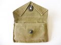 U.S. WWII, Pouch, First aid, M1924 dated 1942, with green Carlisle bandage