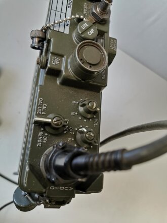 U.S. Signal Corps Radio REC-XNTR RT-175/PRC9. Wohl bei der Bundeswehr geführt, Funktion nicht geprüft