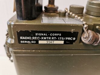 U.S. Signal Corps Radio REC-XNTR RT-175/PRC9. Wohl bei...