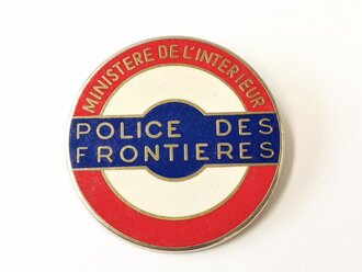 Frankreich, Abzeichen Police des Frontieres, Durchmesser...