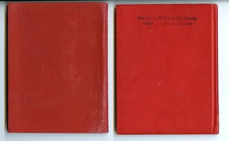 2 Stück Mitgliedsbuch der NSDAP Ausgaben 1932 und...