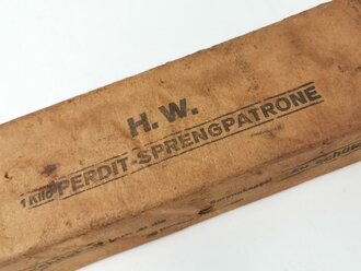 1.Weltkrieg, leere Pappverpackung für 1 Kilo Perdit...