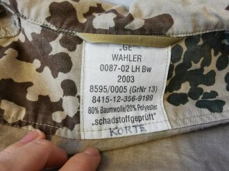 Bundeswehr, Feldbluse Wüstentarn, Grösse 13 (102 Lang)